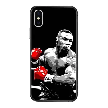 Mike Tyson Boxer Muž Pre Xiao Mi 11 10 TON 10S 10 Ultra Pro Lite Poco X3 NFC CC9 Tlač Soft Telefón Prípade Uvoľňovacie tlačidlo Krytu