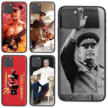 Ruský Veliteľ Stalin Classic Pre Samsung Galaxy A72 A71 A70 A40 A50 A30 A20 A10S A02 A51 A31 A32 4G 5G Black Späť Shell 3D