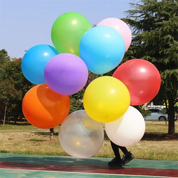 Svadobné Dekorácie Balón 36 palcový 90 CM Veľké Obrie Hélium Latexové Balóny, Nafukovacie Big Air Gule Happy Birthday Party Dodávky
